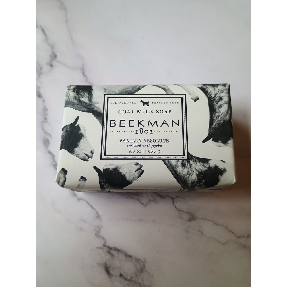 NEW Beekman 1802 Vanilla Absolute Goat Milk Bar Soap 9 oz